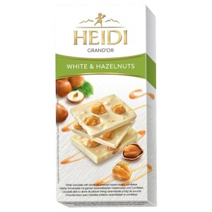 Heidi Chocolate White & Hazelnuts 100G
