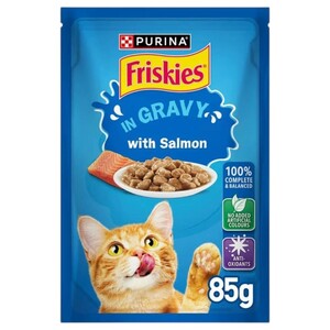 Friskies Cat Food Salmon In Gravy 85G