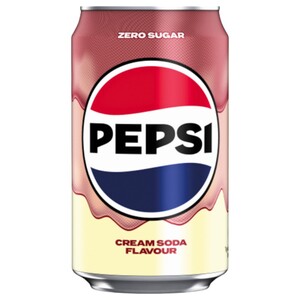 Pepsi Soft Drink Cream Soda Sugar Free 330Ml