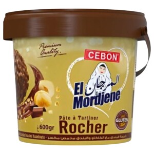 Cebon El Mordjene Spread Rocher Hazelnut Cream With Cocoa 600G