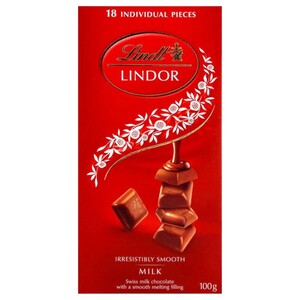 Lindt Lindor Milk Chocolate Tablet 100G