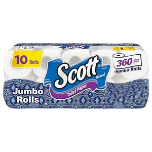 Scott Toilet Paper Jumbo Rolls 10 Rolls