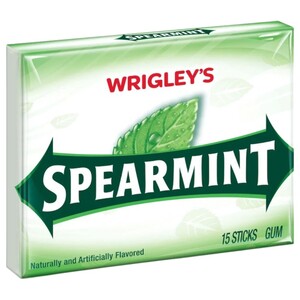 Wrigley's Gum Spearmint 15 Pieces