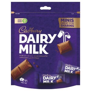 Cadbury Dairy Milk Plain Minis Chocolate Bag 156G
