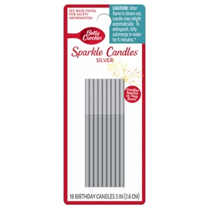 Betty Crocker Sparkle Candles 18 Pieces