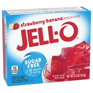 Jell-O Strawberry Banana Sugar Free 8.5G