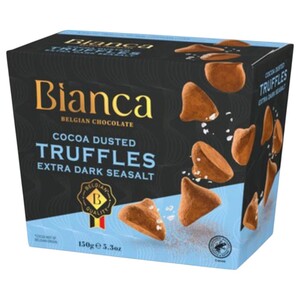 Bianca Belgian Chocolate Truffles Extra Dark Seasalt 150G