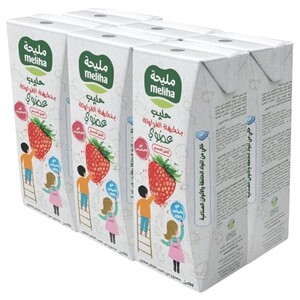 Meliha Uht Milk Strawberry 180Ml X6