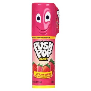 Bazooka Push Pop Candy Assorted 14G