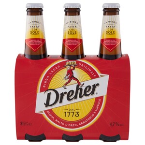 Dreher Beer Original Glass 33Cl X3