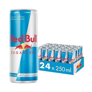 Red Bull Energy Drink Sugar Free 250 Ml 24 Pcs