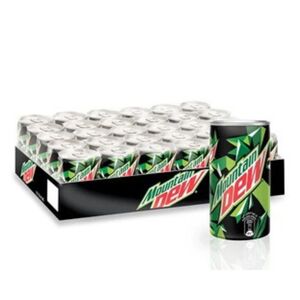 Mountain Dew Carbonated Soft Drink Can 155 Ml 30 Pcs