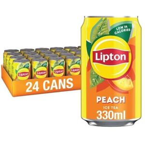 Lipton​ Peach Ice Tea Can 330 Ml 24 Pcs