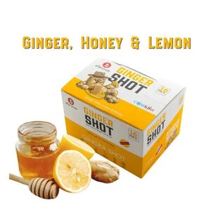 The Ginger People Ginger Shot Lemon & Honey 30 Ml 16 Pcs