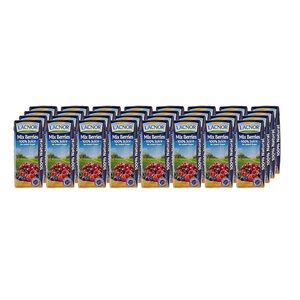 Lacnor Essentials Mix Berries 100% Juice, No Added Sugar, 180 Ml Pack Of 32