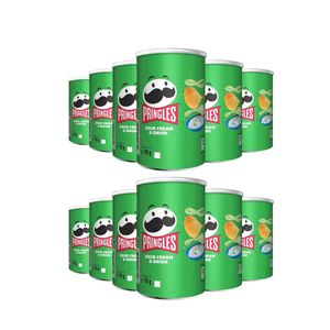 Pringles Potato Chips Sour Cream & Onion 70G X 12