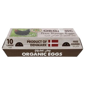 Organic Larder Free Range Eggs 10 Pieces