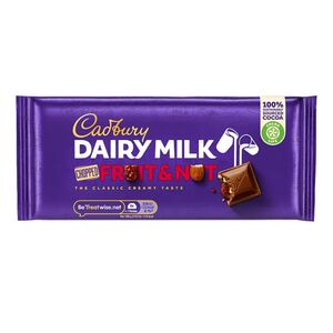 Cadbury Dairy Milk Chocolate Fruit Nuts 95 Gr