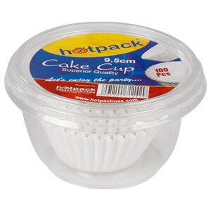 Hotpack Cupcake Cases 9.5Cm 100 Pieces