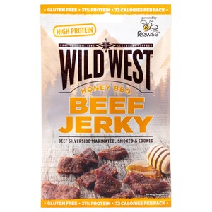 Wild West Beef Jerky Honey Bbq 25G