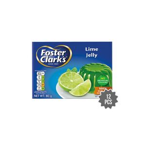 Foster Clark Gelatin Jelly Lime 80G X12