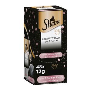 Sheba Melty Tuna & Salmon Cat Food 48 Gr X12