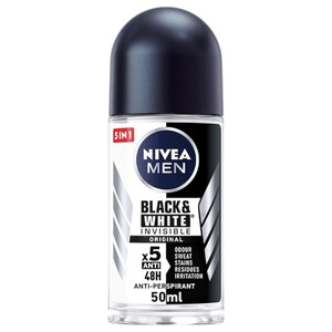 Nivea Men Roll On Black And White Invisible 50Ml