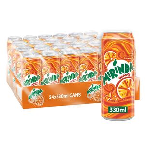 Mirinda Orange Can 330 Ml 24 Pcs X24