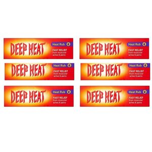 Deep Heat Fast Relief Rub Cream 100 Gr X6