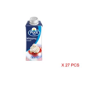 Puck Uht Whipping Cream Tetra 200 Ml X27