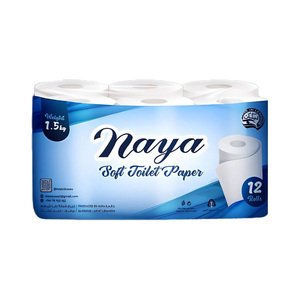 Naya Toilet Paper 12 Rolls 1.5Kg