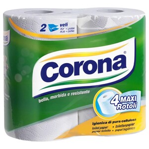 Corona Toilet Paper Roll Maxi 4 Rolls