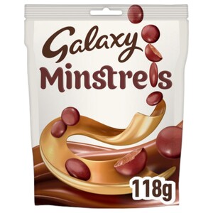 Galaxy Ministrels Chocolate Drops Pouch 118G