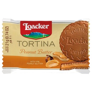 Loacker Tortina Peanut Butter 21G