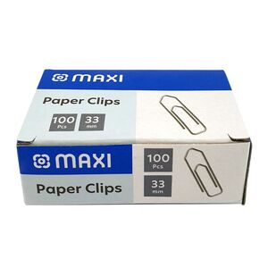 Maxi Paper Clip Boat Shape 33 Mm 100 Pcs