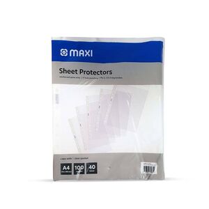 Maxi Clear Pocket A4 100 Pcs Bag-Mx-Rp100