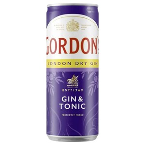 Gordon's London Dry Gin & Tonic 250Ml