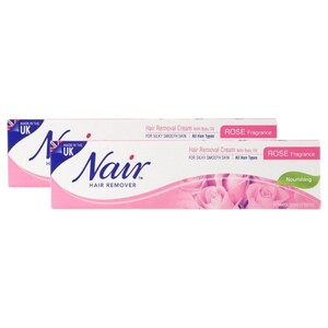 Nair Hair Removal Cream Rose Fragrance 110G X2