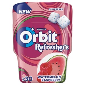 Wrigley's Orbit Gum Refresher's Watermelon Raspberry 30 Pieces 67G