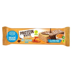 Brain Foods Protein Wafer Caramel 40G