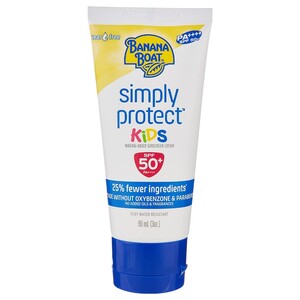 Banana Boat 100% Mineral Kids Sunscreen Lotion Spf 50 90Ml
