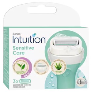 Schick Intuition Sensitive Care Cartridge Refill 3 Pieces