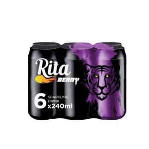 Rita Sparkling Drink Mixed Berries 240Ml X6