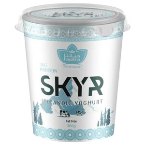 Hayatna Skyr High Protein Yoghurt Plain 360G