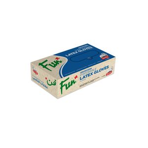 Fun Disposable Vinyl Gloves Medium 100'S