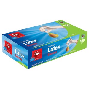 Fun Disposable Vinyl Gloves Small 100 Pieces