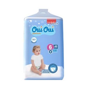 Oui Oui Baby Diapers N.6 16-28Kg 48Pcs