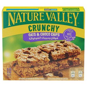 Nature Valley Crunchy Granola Bar Oats & Chocolate Chips 42G X5