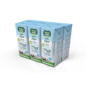 Meliha Organic Uht Milk 6X180ml