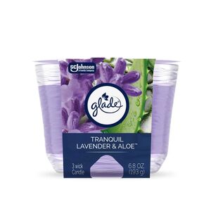 Glade Candle Tranquil Lavender & Aloe 193G